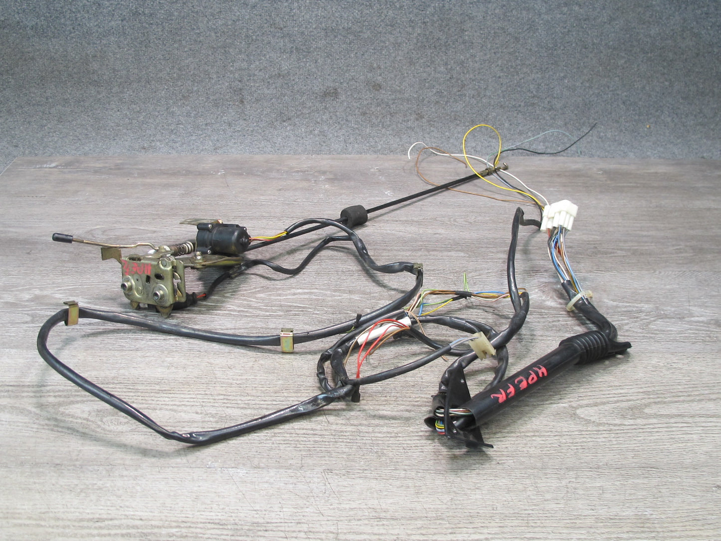 1983-1986 Porsche 928 S Left Driver Door Lock Actuator Wiring Harness Assembly