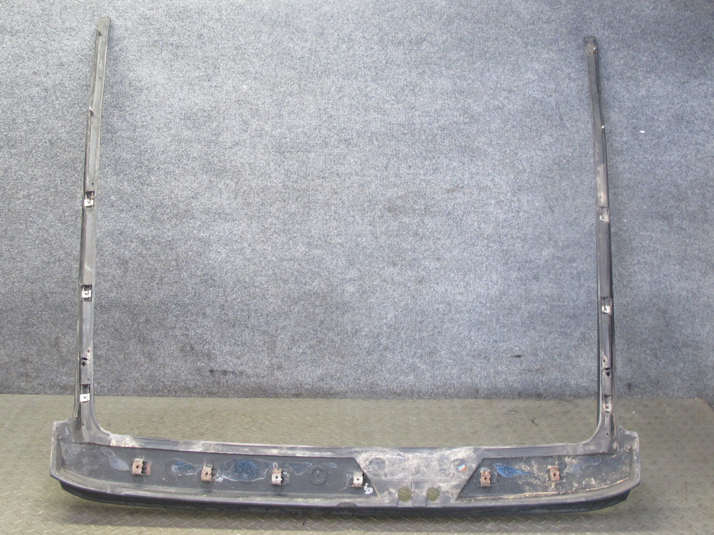 1983-1986 Porsche 928 S Rear Trunk Lid Spoiler w Left & Right Side Extension Set