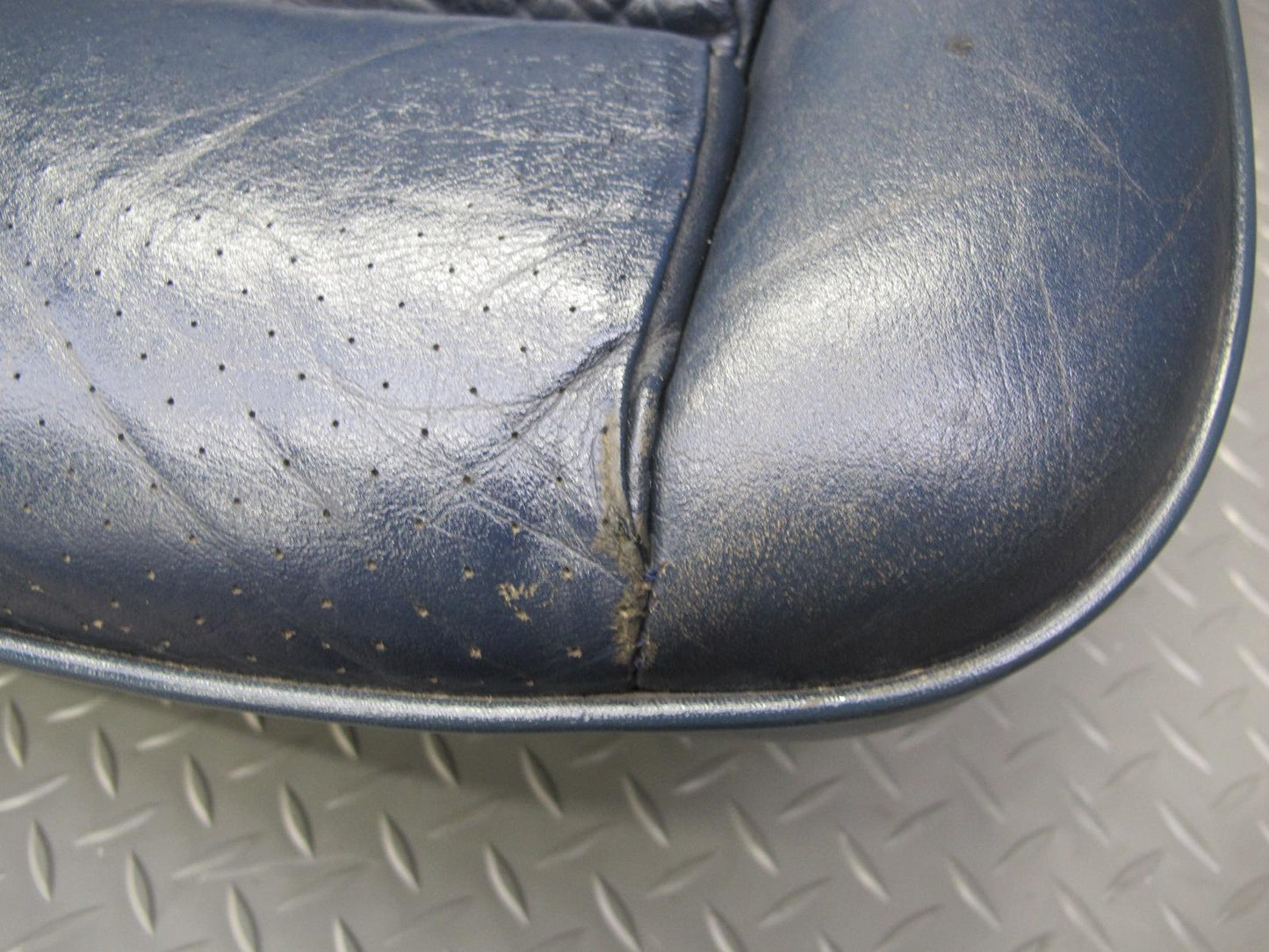 1985-1986 Porsche 928 S Set of 2 Front Left & Right Power Leather Seat Blue