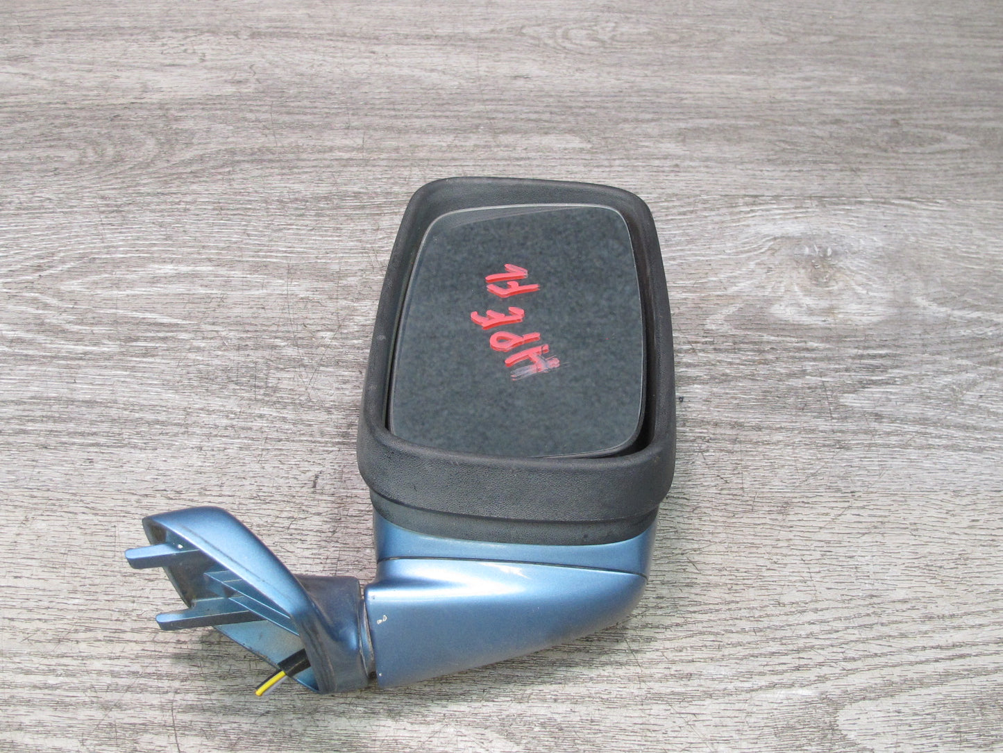 1984-1995 Porsche 928 S Front Left Side View Exterior Door Mirror Blue