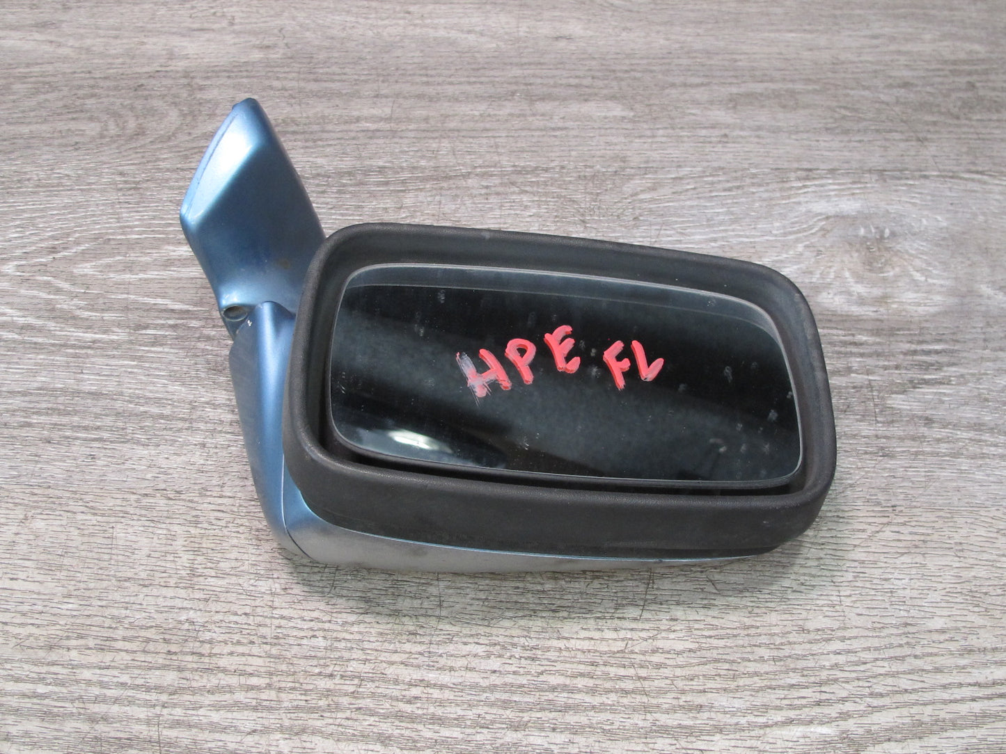 1984-1995 Porsche 928 S Front Left Side View Exterior Door Mirror Blue