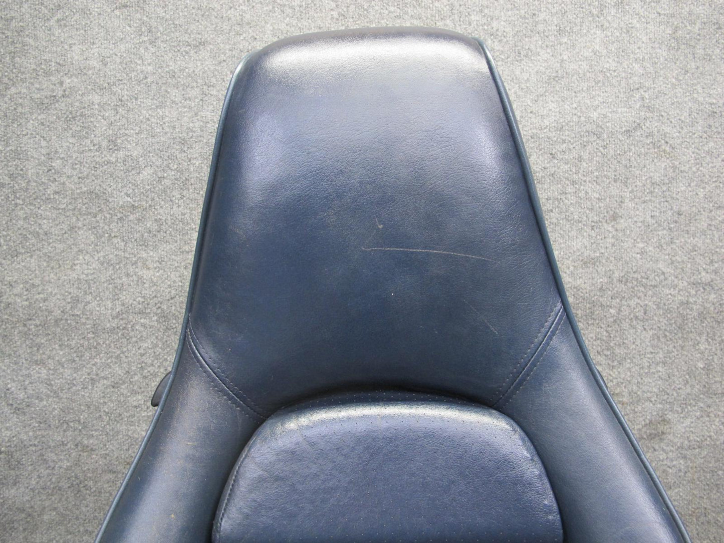 1985-1986 Porsche 928 S Set of 2 Front Left & Right Power Leather Seat Blue