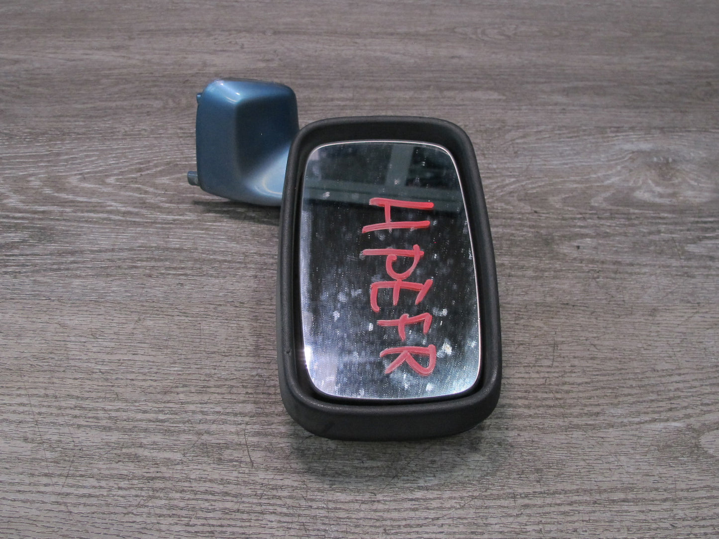 1984-1991 Porsche 928 S Front Right Side View Exterior Door Mirror Blue