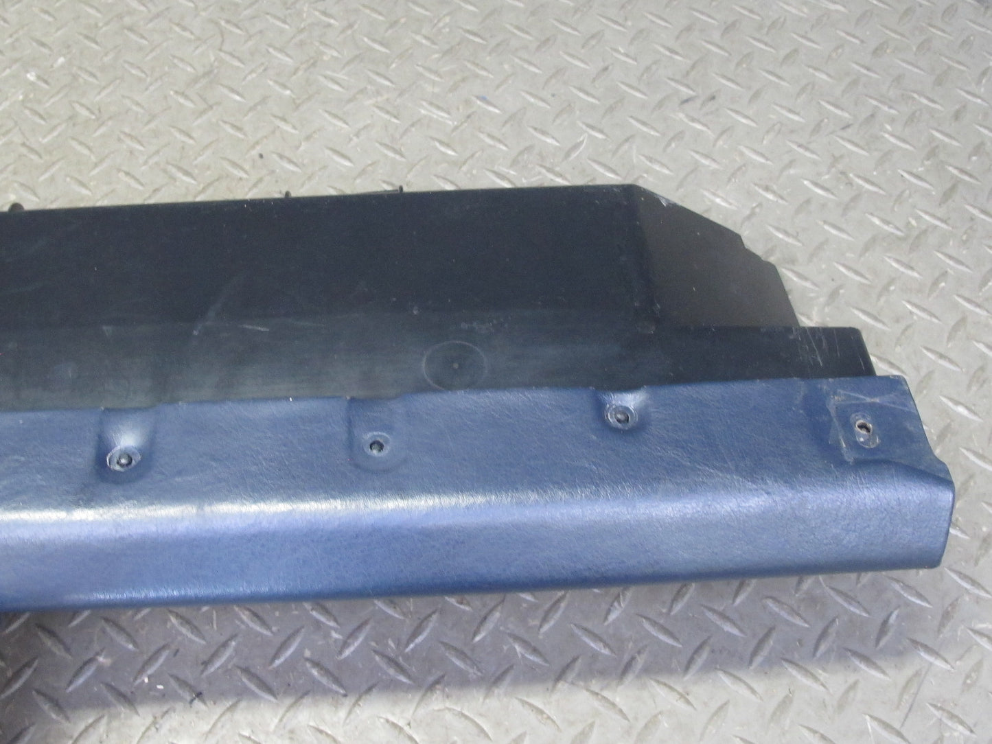 1983-1995 Porsche 928 S Under Dash Right Side Storage Panel Blue
