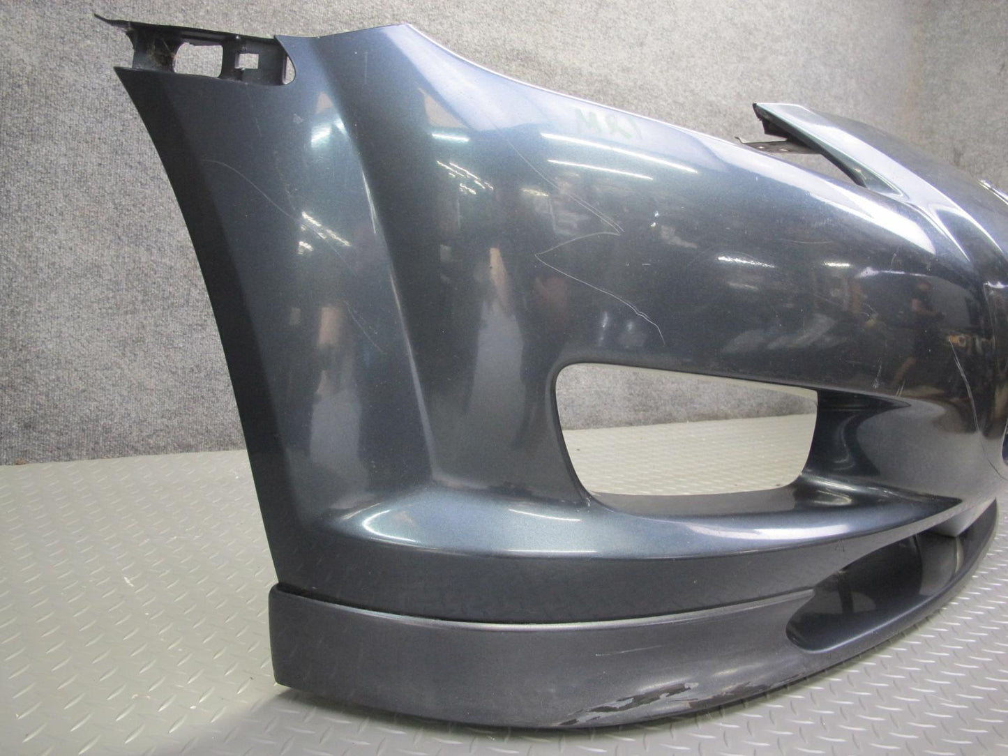 04-08 Mazda RX8 Front Bumper Cover Panel Metropolitan Grey w Grille OEM