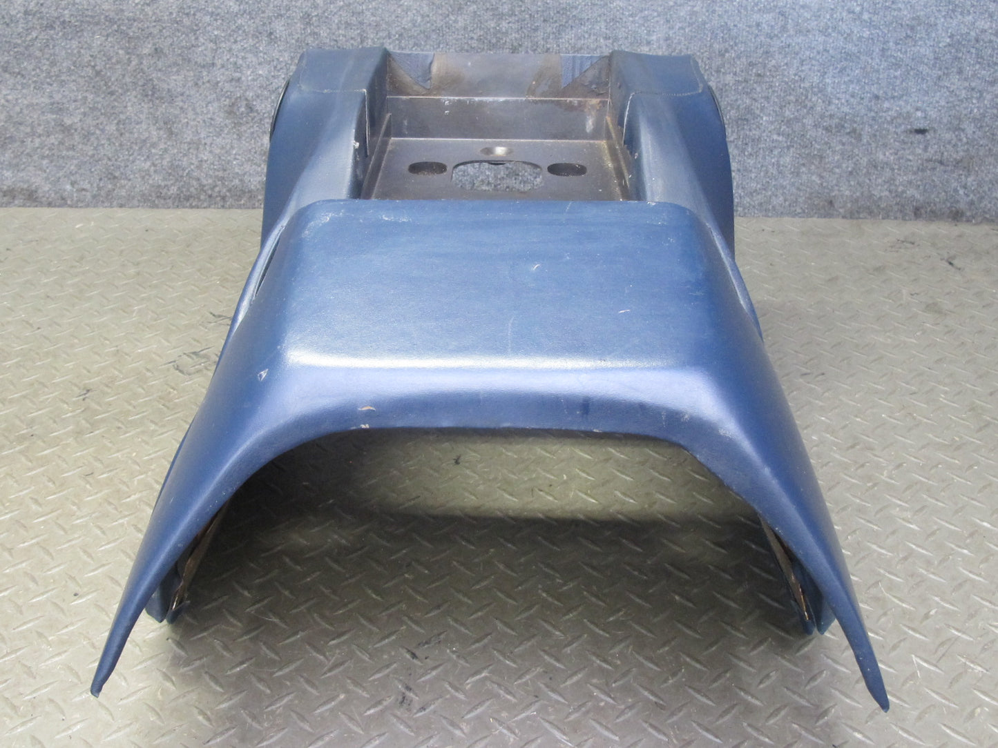 1983-1991 Porsche 928 S Rear Center Console Armrest Storage Compartment Blue