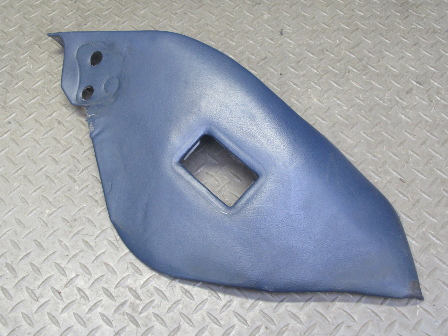 1983-1995 Porsche 928 Rear Left & Right Side Leather Seat Trim Panel Pad Blue
