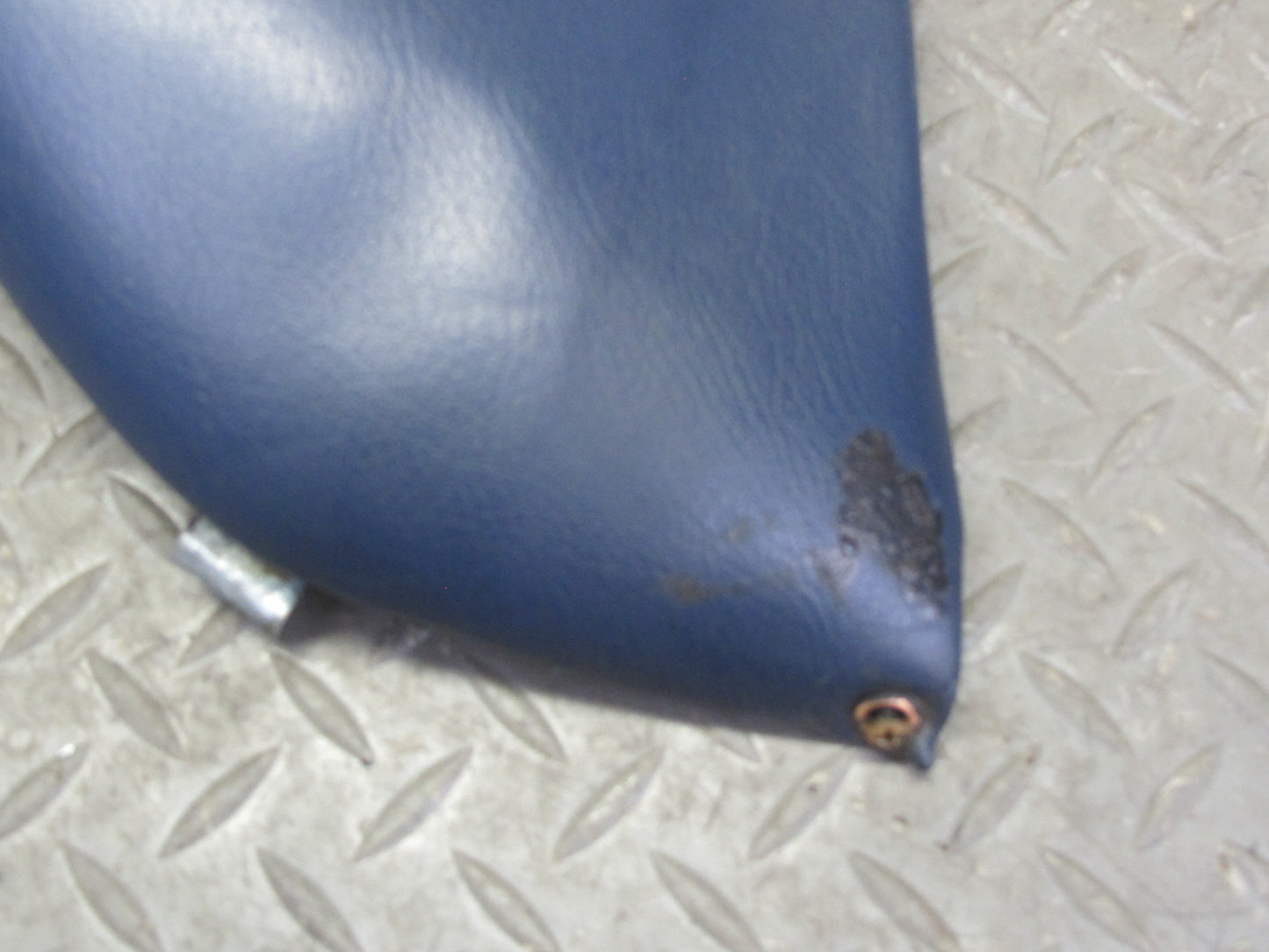 1983-1995 Porsche 928 Rear Left & Right Side Leather Seat Trim Panel Pad Blue