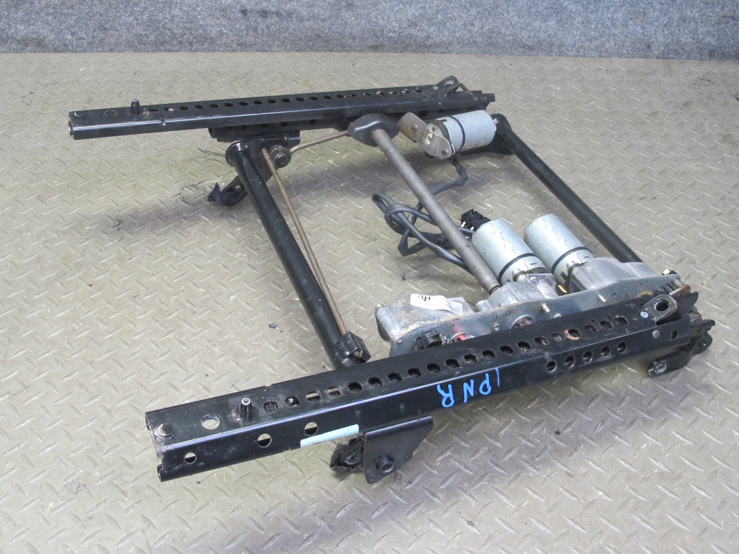 1999-2005 Porsche 911 996 Front Right Seat Lower Frame Track Rail w Motors