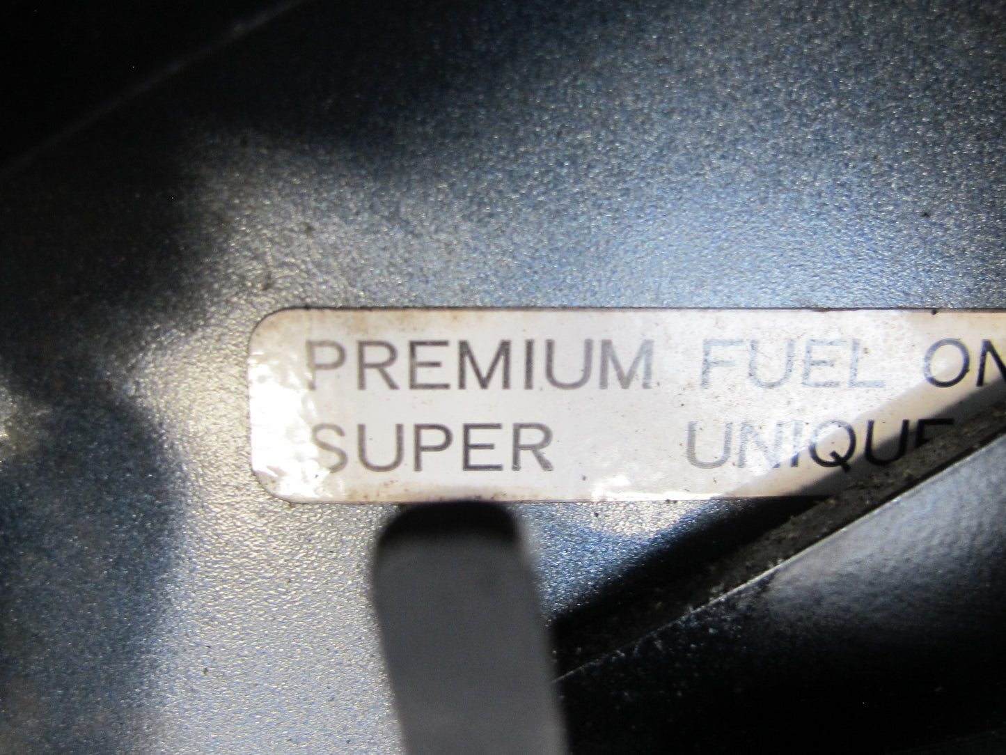 04-11 Mazda RX8 Gas Fuel Filler Door Lid Cover Grey Mica OEM