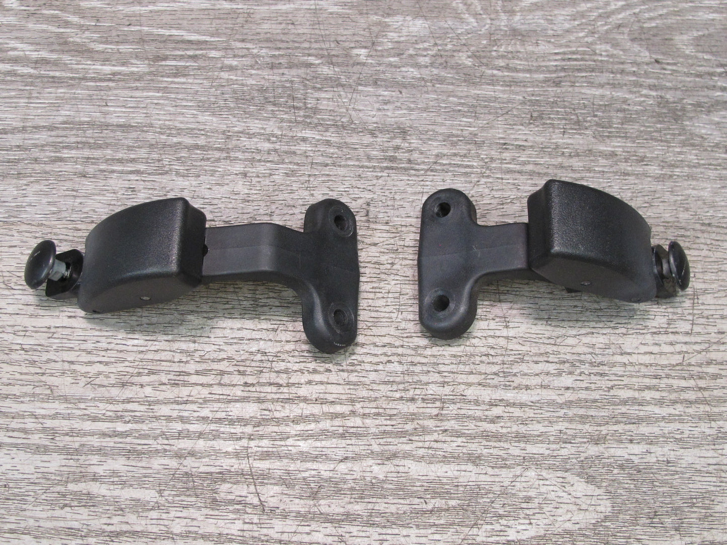 04-08 Mazda RX8 Set of 2 Rear Left & Right Door Wing Glass Latch Hinge OEM