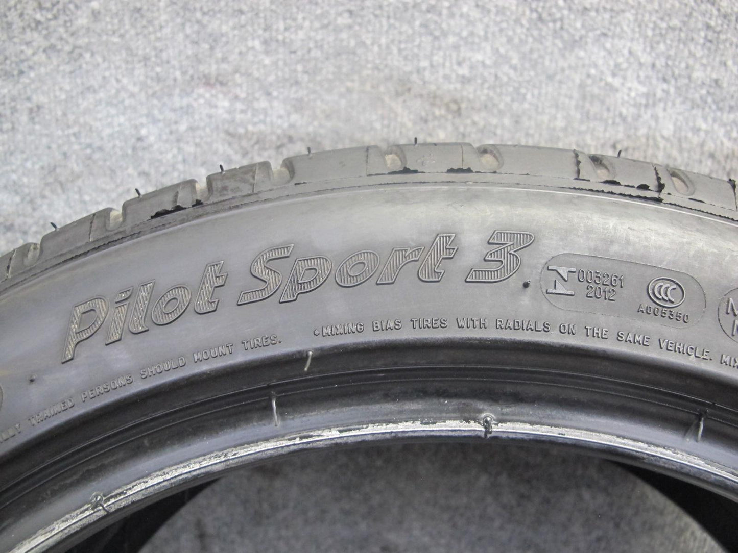 Michelin Pilot Sport 3 Summer Tire 215/45 R16 90V 0724 7/32 Tread