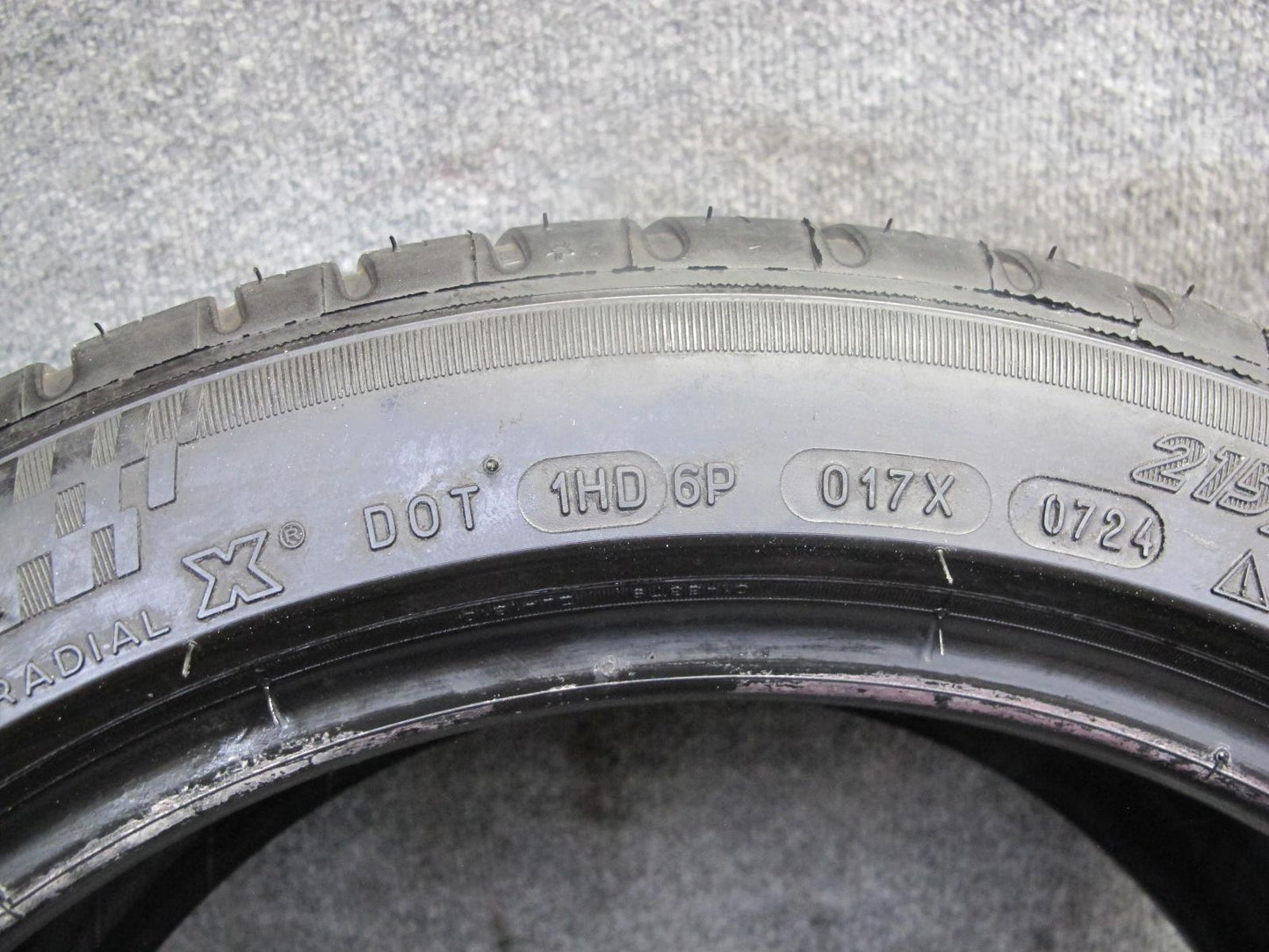Michelin Pilot Sport 3 Summer Tire 215/45 R16 90V 0724 7/32 Tread