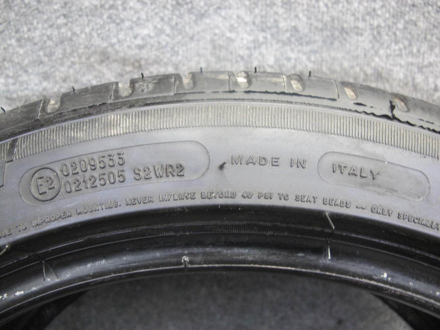 Michelin Pilot Sport 3 Summer Tire 215/45 R16 90V 0724 7/32 Tread