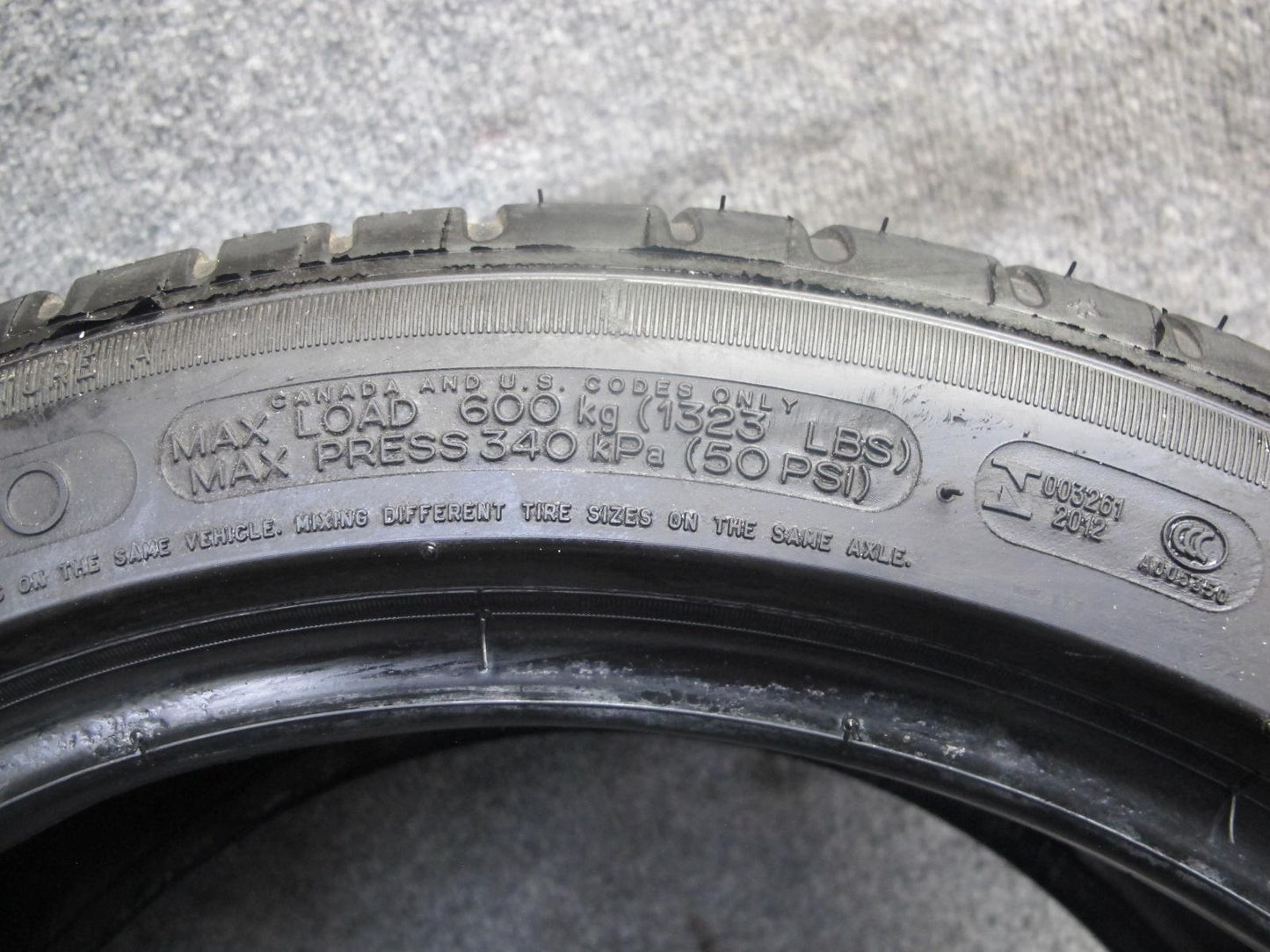 Michelin Pilot Sport 3 Summer Tire 215/45 R16 90V 0724 7/32 Tread