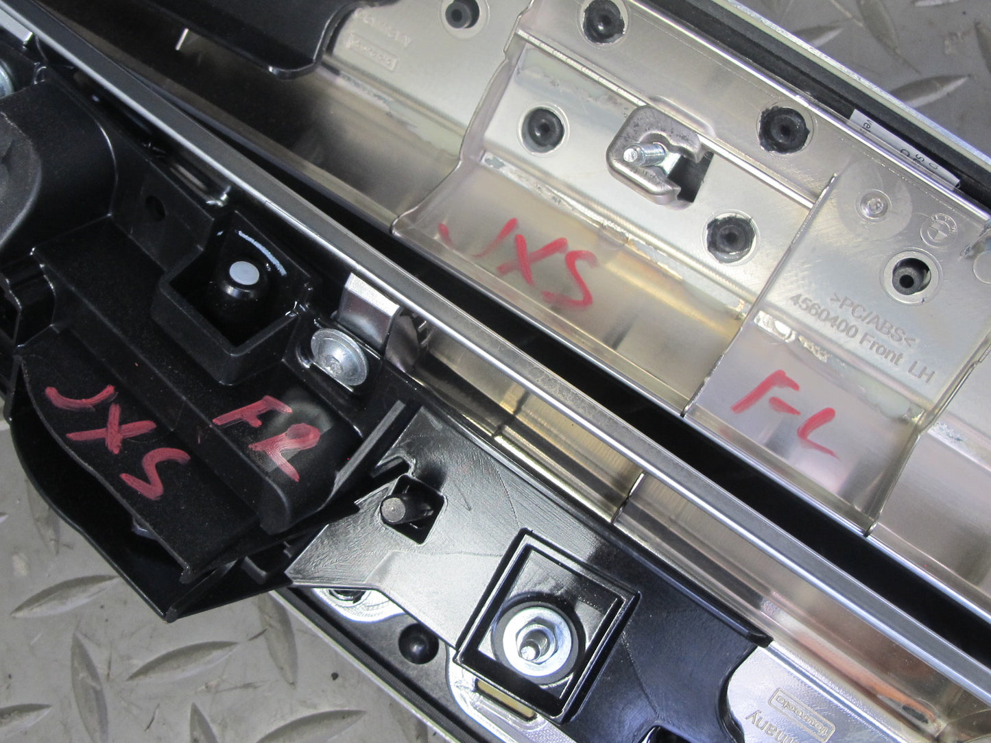 2010-2014 BMW E71 X6M Dash Center Console Door Brushed Aluminium Trim Panel Set