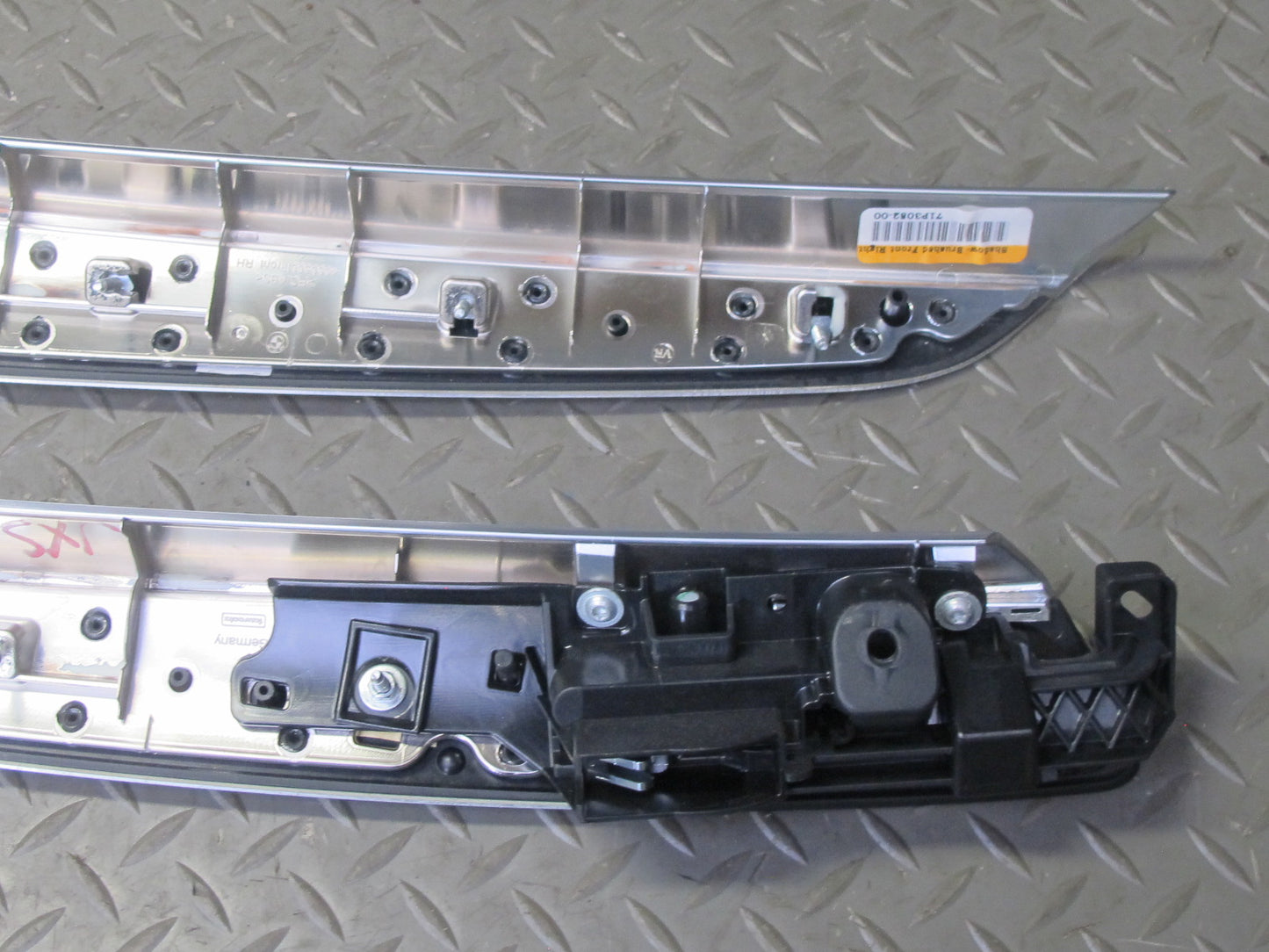 2010-2014 BMW E71 X6M Dash Center Console Door Brushed Aluminium Trim Panel Set