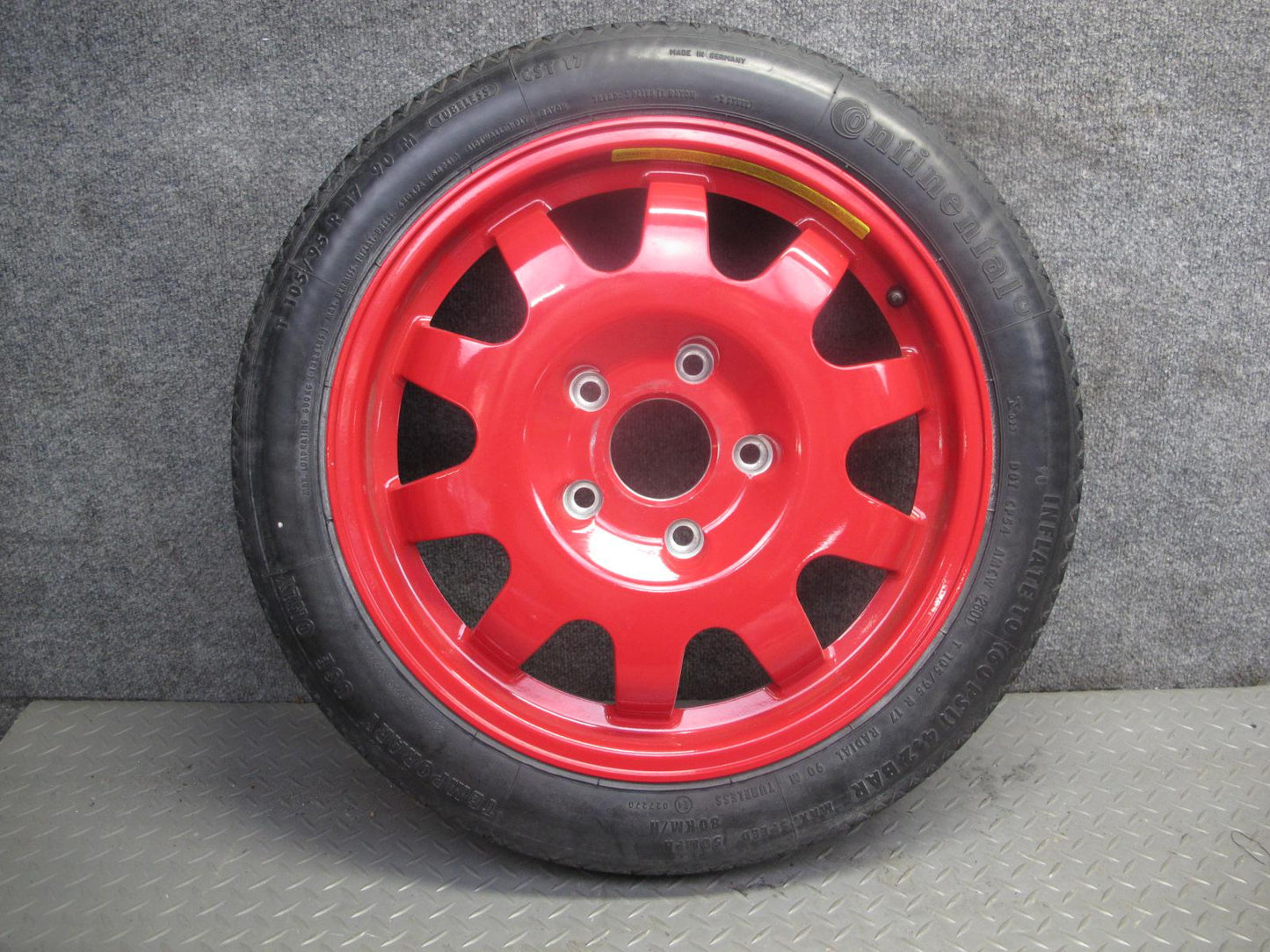 99-04 Porsche 911 996 Carrera Emergency 17" R17 Spare Tire Wheel 17x3.5 ET19