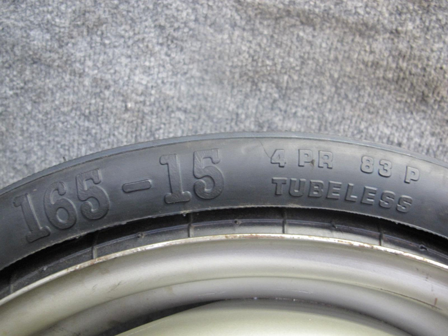 1984-1989 Porsche 928 S Spare Tire R15 15" Wheel 15x5J ET55 92836101803