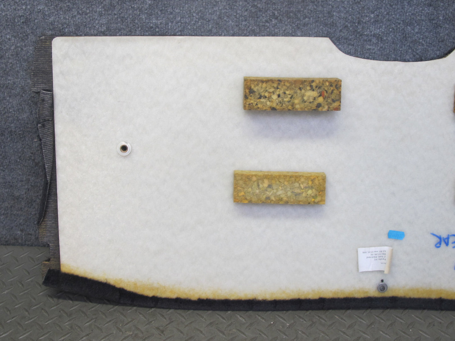 1999-2005 Porsche 911 996 Convertible Rear Deck Wall Carpet Trim 99655508106