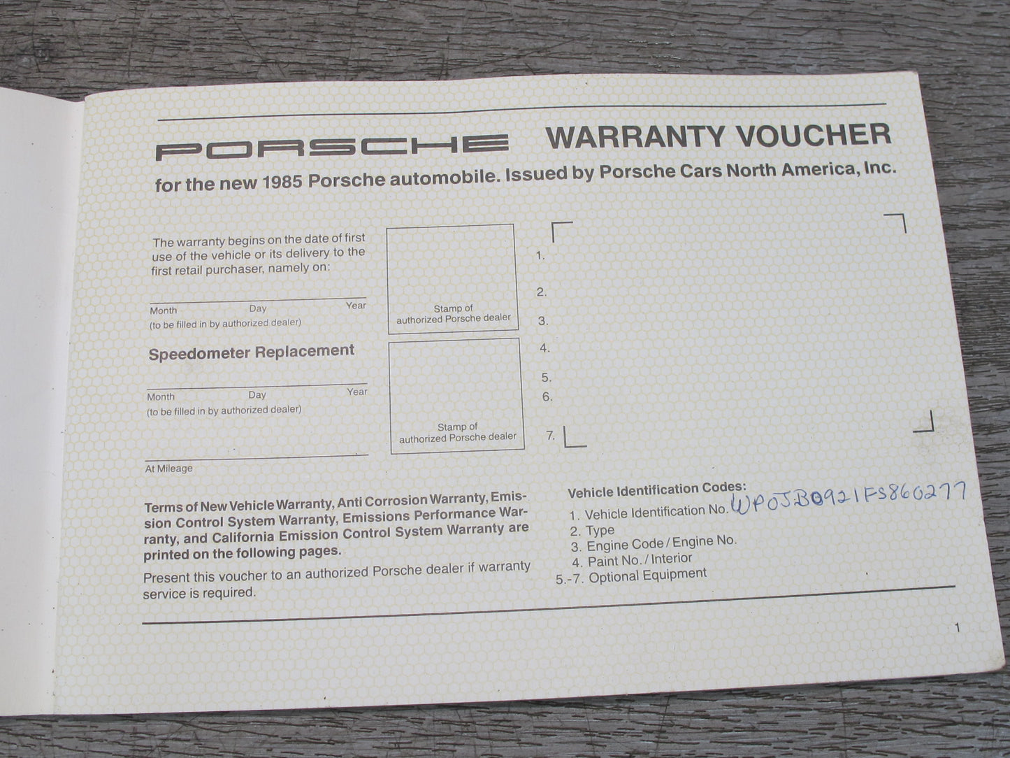 1985 Porsche 928 S Owner Operator Guide Manual Book Set