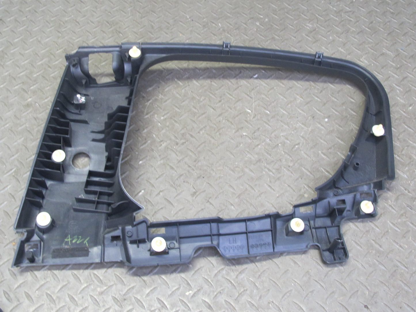 04-11 Mazda RX8 Set of 2 Rear Left & Right Quarter Window Trim Black OEM