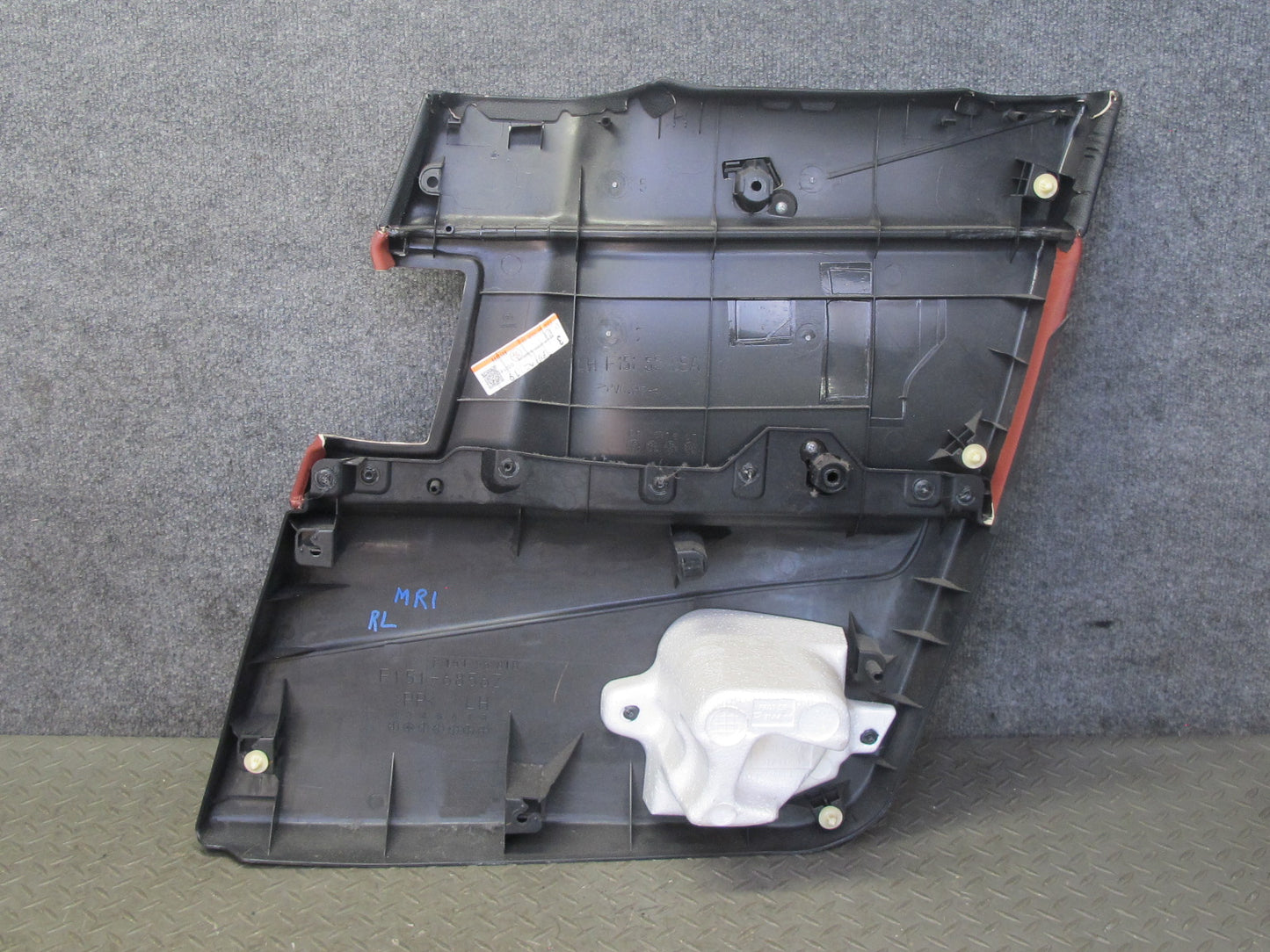 04-08 Mazda RX8 Set of 2 Rear Left & Right Door Quarter Panel Trim Black RED OEM