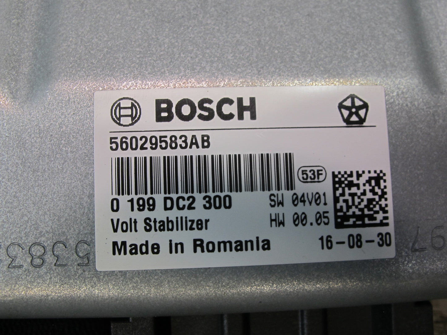 2017-2020 Maserati Levante M161 Voltage Stabilizer Control Module Unit