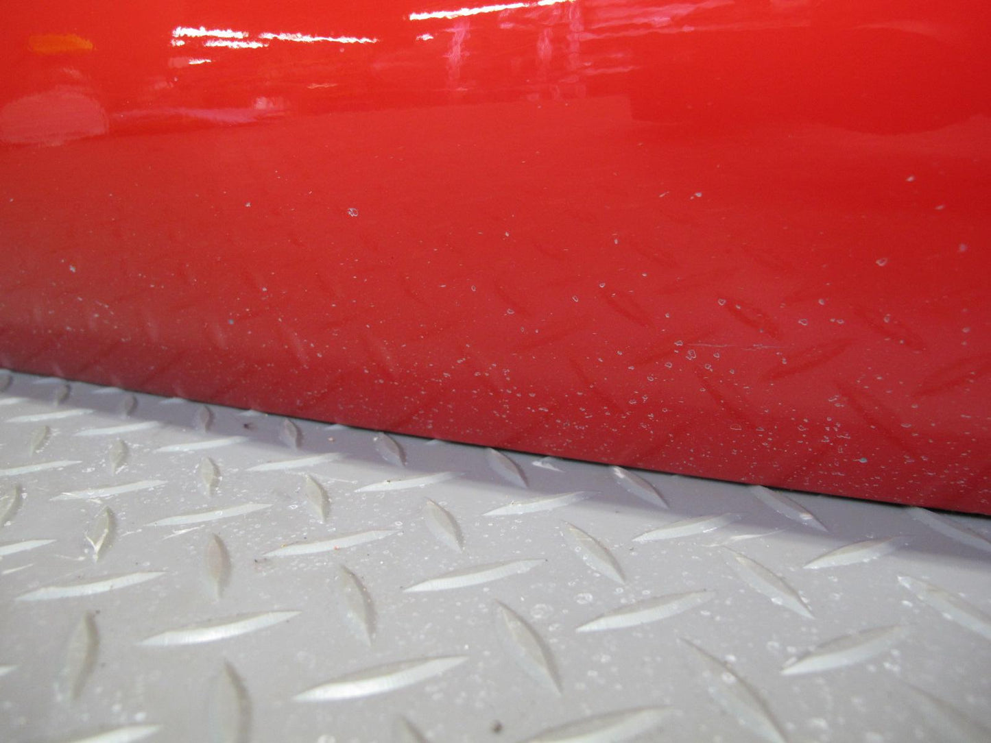 84-94 Chevrolet Corvette C4 Left Driver Door Shell Panel RED w Molding OEM