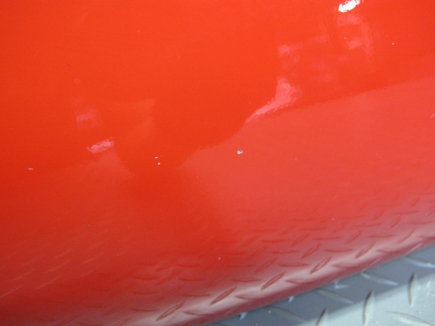 84-94 Chevrolet Corvette C4 Left Driver Door Shell Panel RED w Molding OEM