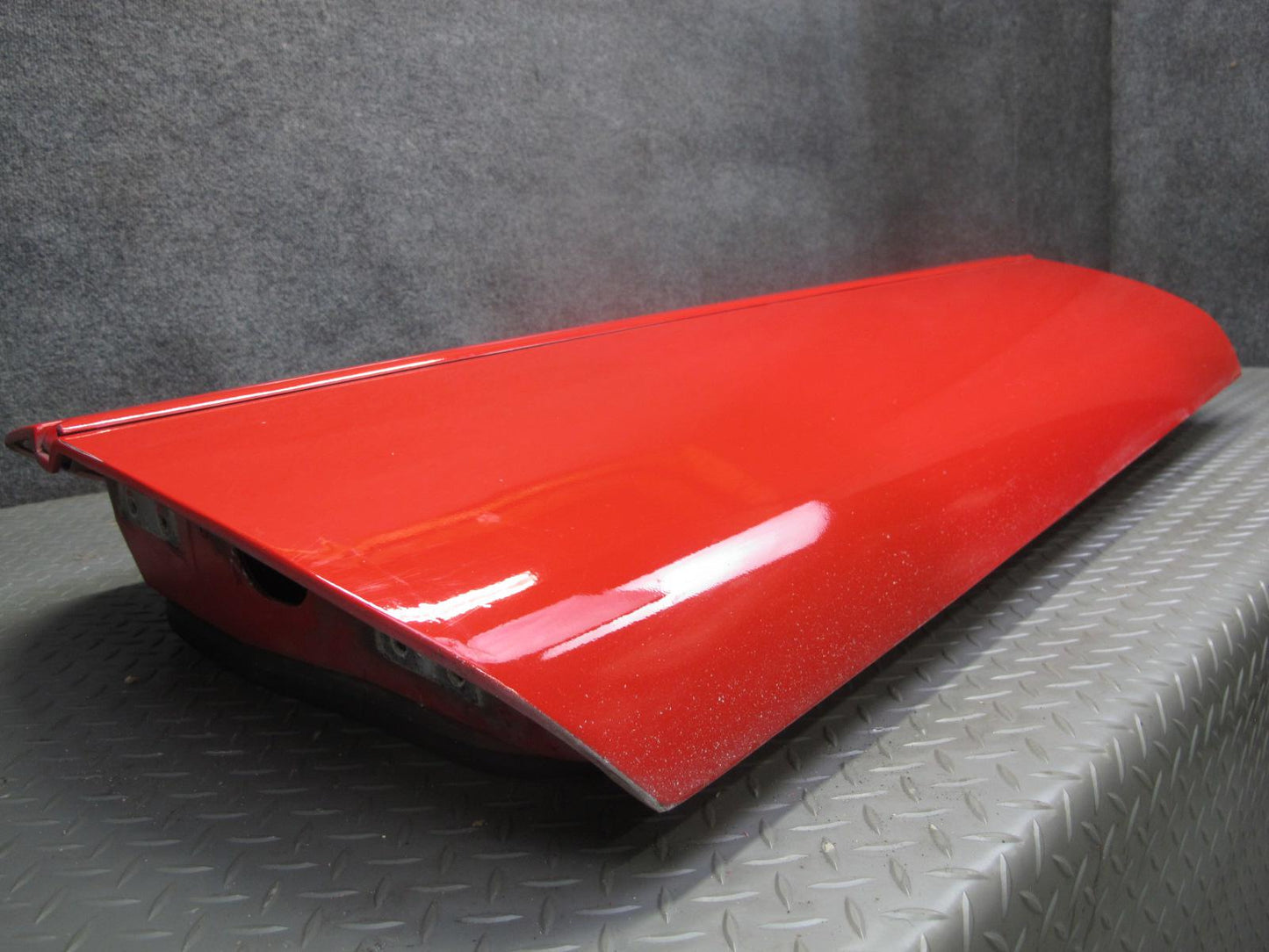 84-94 Chevrolet Corvette C4 Left Driver Door Shell Panel RED w Molding OEM