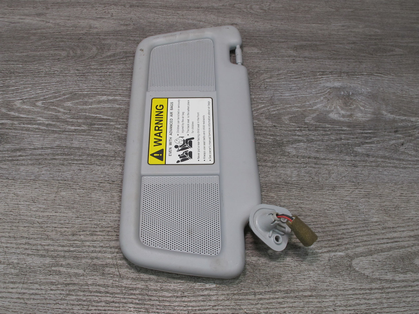 04-08 Mazda RX8 Set of 2 Front Left & Right Sun Visor Gray OEM