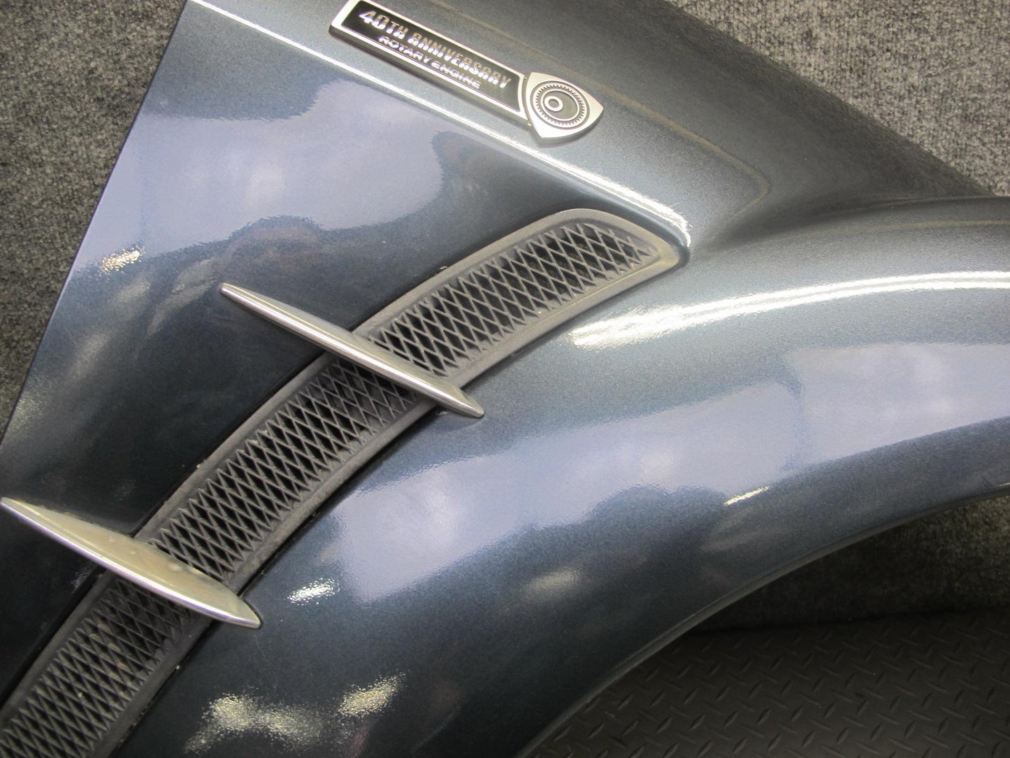 04-08 Mazda RX8 Front Right Passenger Side Fender Shell Panel Cover Gray OEM