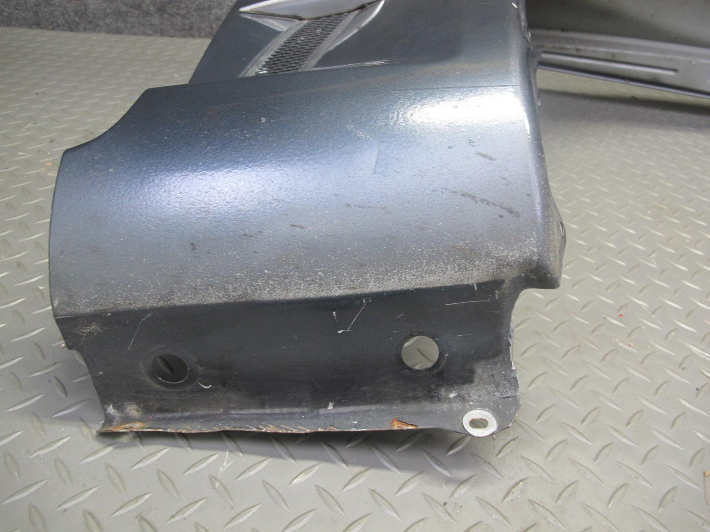 04-08 Mazda RX8 Front Right Passenger Side Fender Shell Panel Cover Gray OEM