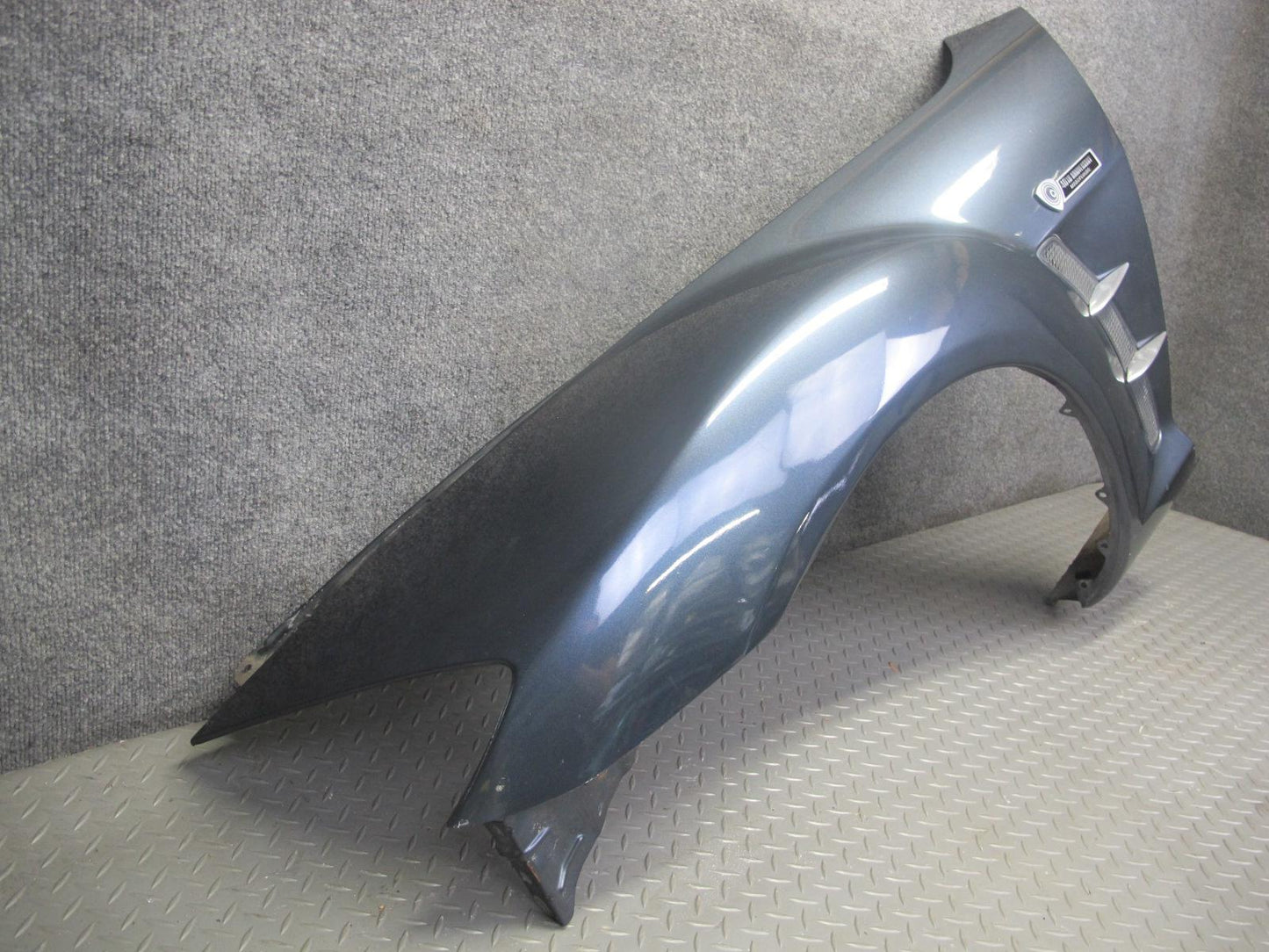 04-08 Mazda RX8 Front Left Driver Side Fender Shell Panel Cover Gray Mica OEM