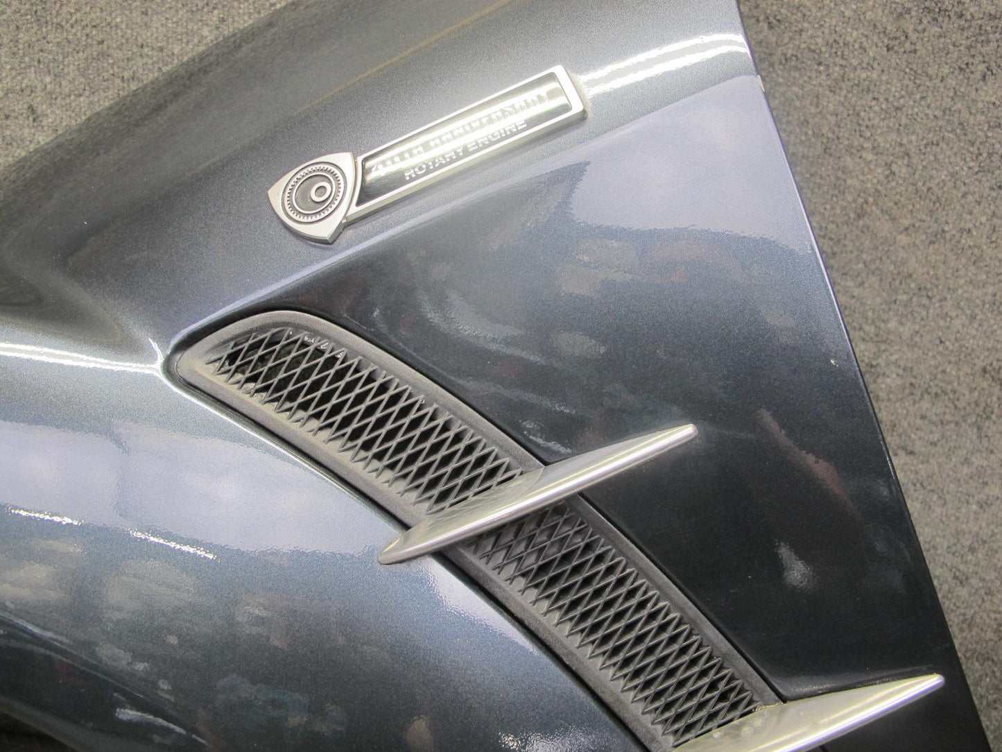 04-08 Mazda RX8 Front Left Driver Side Fender Shell Panel Cover Gray Mica OEM