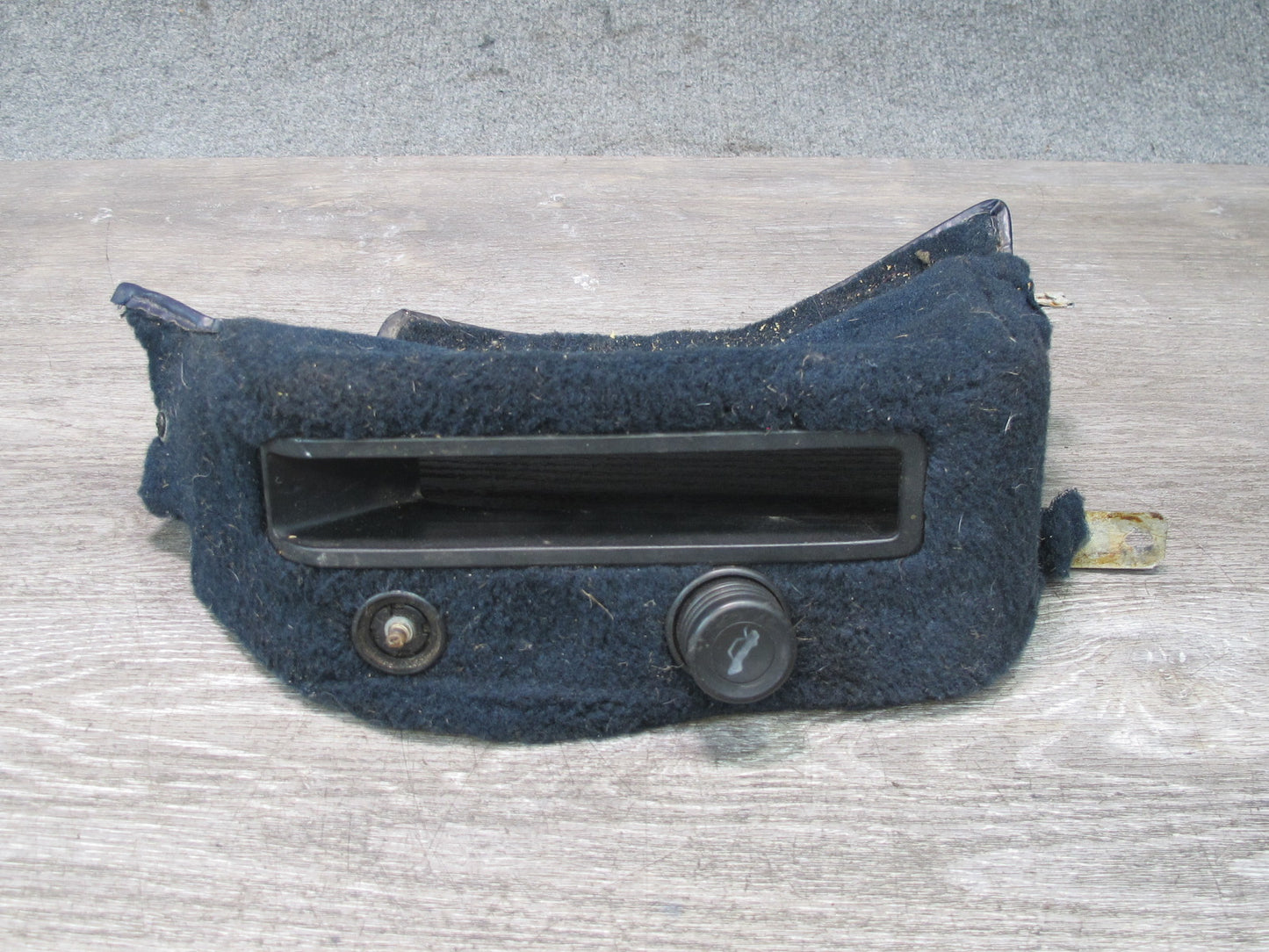 1984-1995 Porsche 928 Left & Right Side Carpet Trim Panel w Hatch Release Switch
