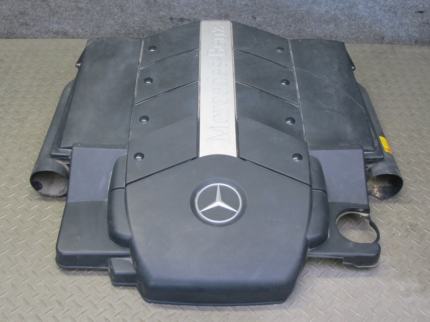 03-06 Mercedes R230 SL500 M113 Air Intake Cleaner Filter Box w Trim Cover OEM