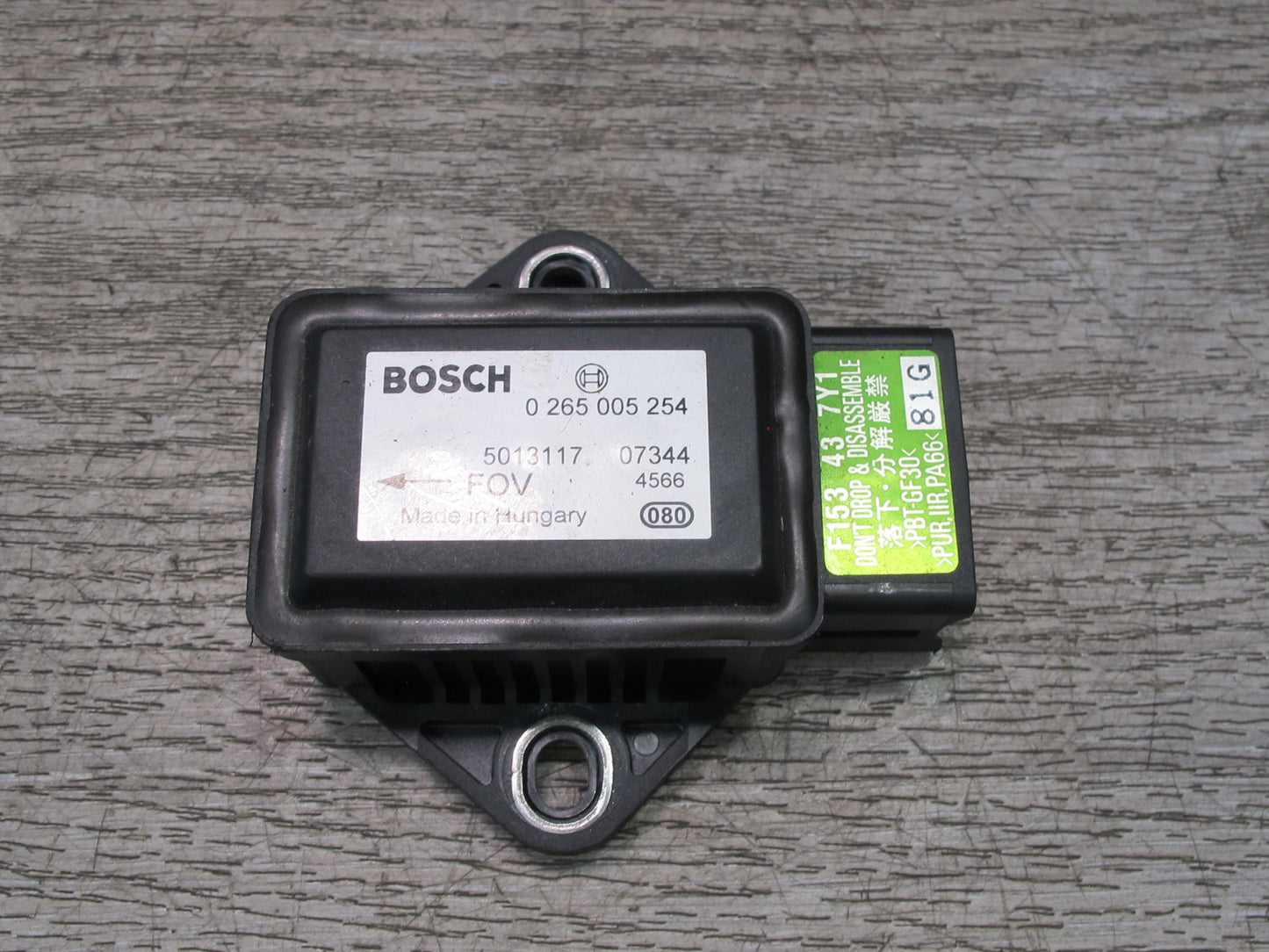 04-08 Mazda RX8 YAW Turn Rate Control SENS0R Module F153437Y1 OEM