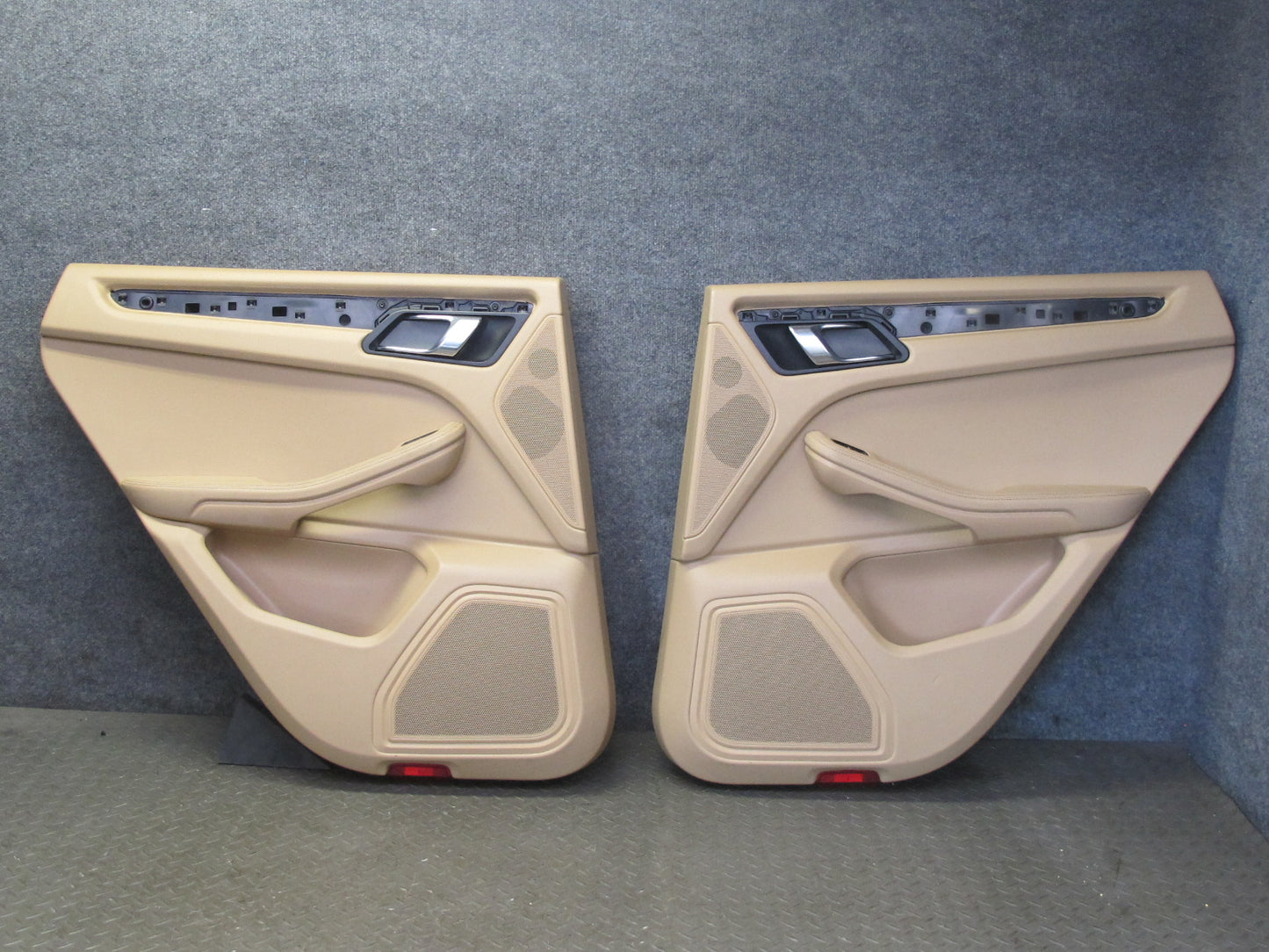 2015-2018 Porsche Macan Rear Left & Right Door Trim Cover Panel Set of 2