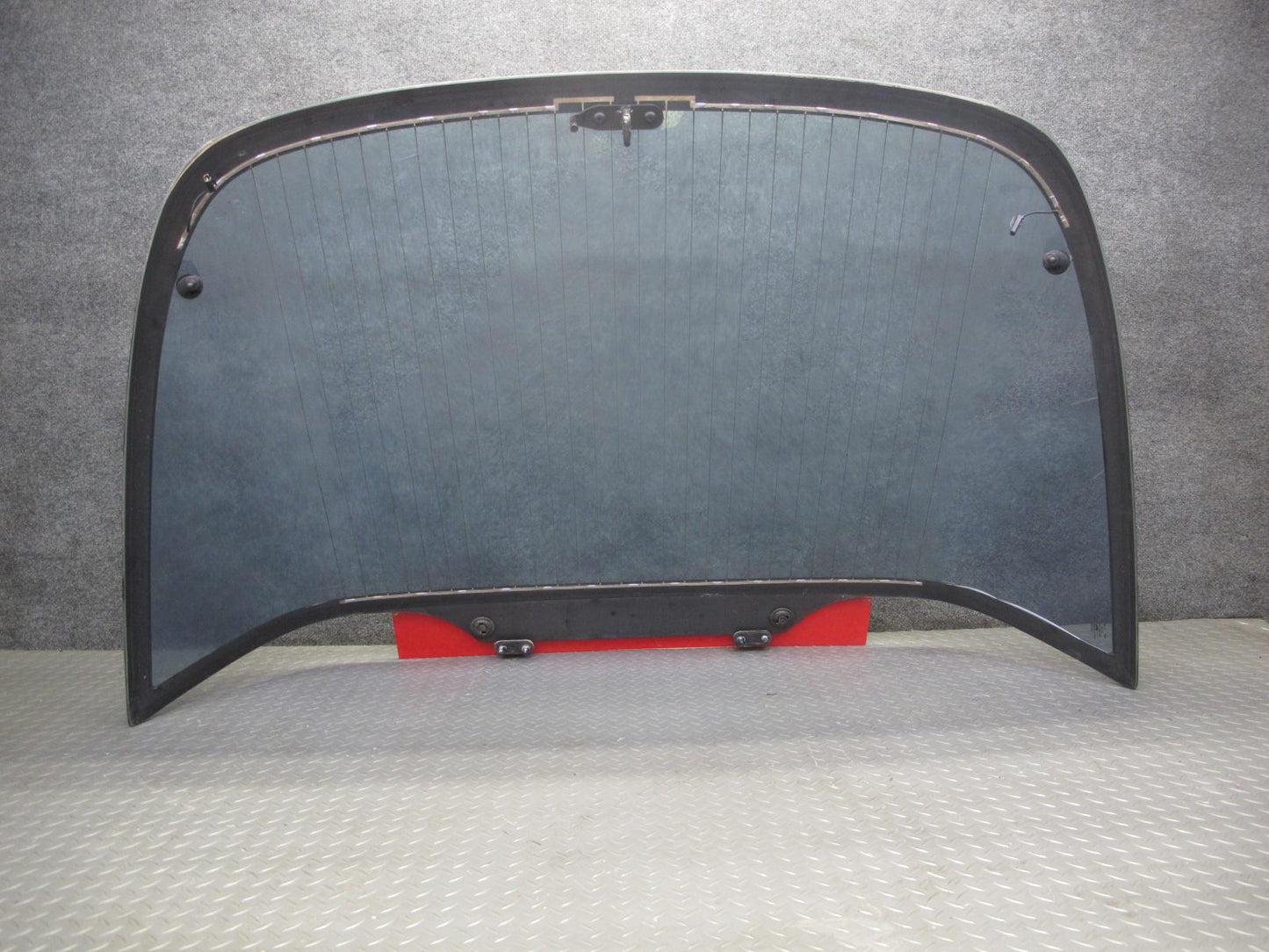 84-96 Chevrolet Corvette C4 Coupe Rear Hatch Heated Glass Window w Molding OEM