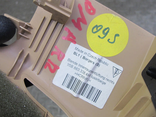 2015-2025 Porsche Macan Rear Quarter Trunk Upper Trim Cover Vent Panel Set of 2