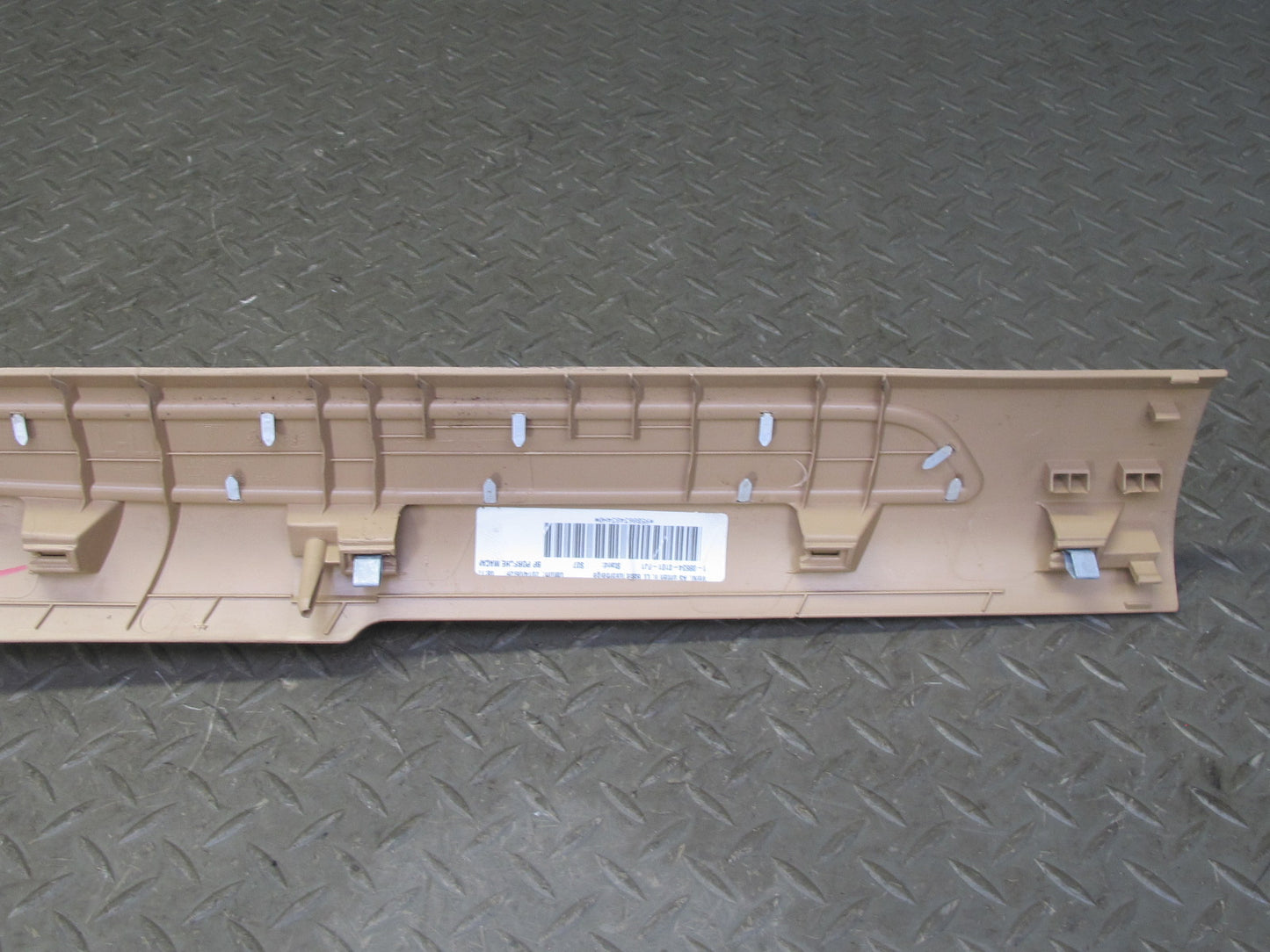 2015-2018 Porsche Macan Front Left & Right Door Scuff Sill Plate Trim Panel Set
