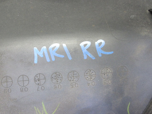 04-08 Mazda RX8 Set of 2 Left & Right Side Skirt Rocker Panel Molding Grey OEM