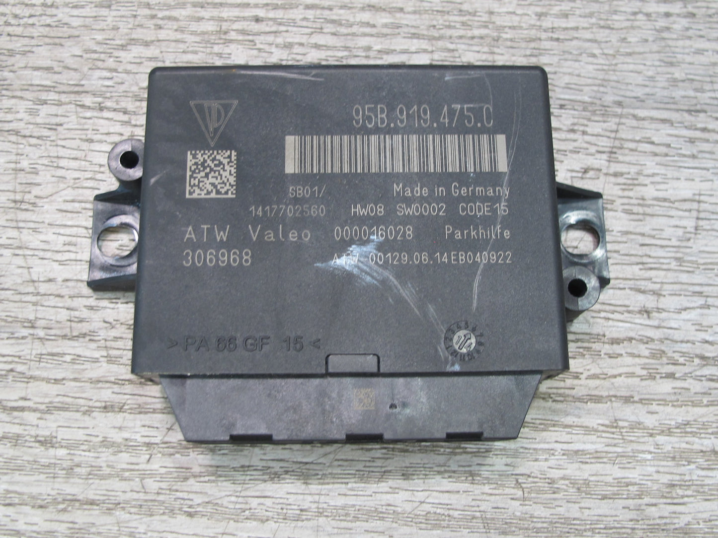 2015-2016 Porsche Macan Parking Assist Control Module 95B919475C