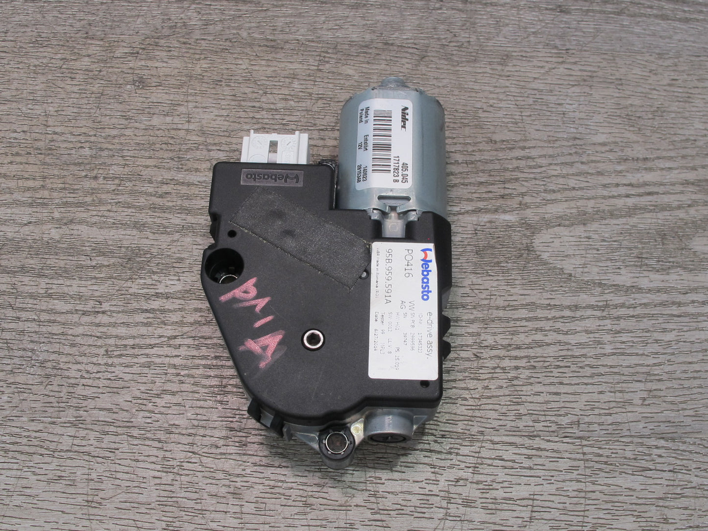 2015-2025 Porsche Macan Sunroof Motor Drive Unit 95B959591A