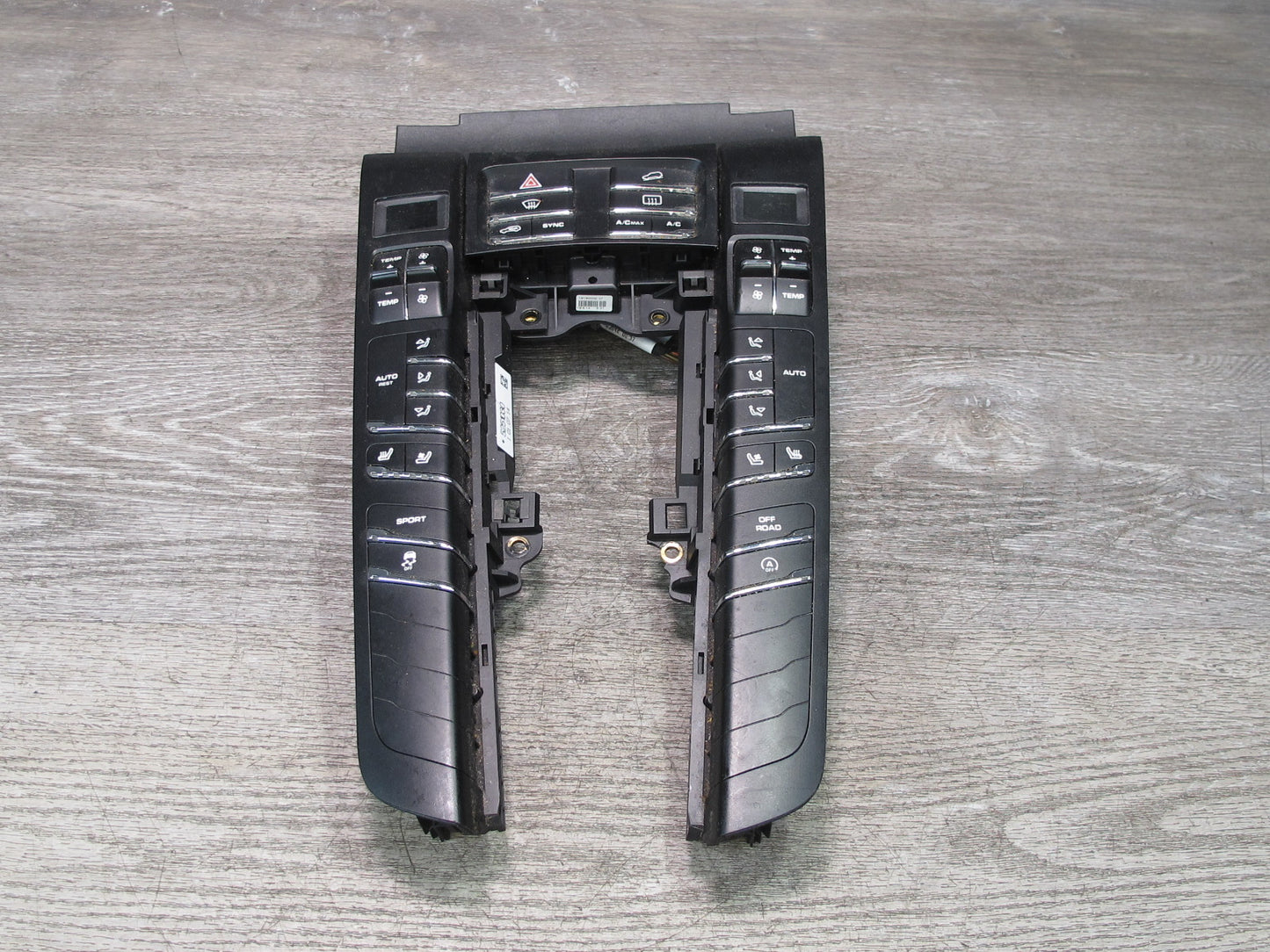2015-2018 Porsche Macan Center Console A/C Heater Climate Control Switch Panel