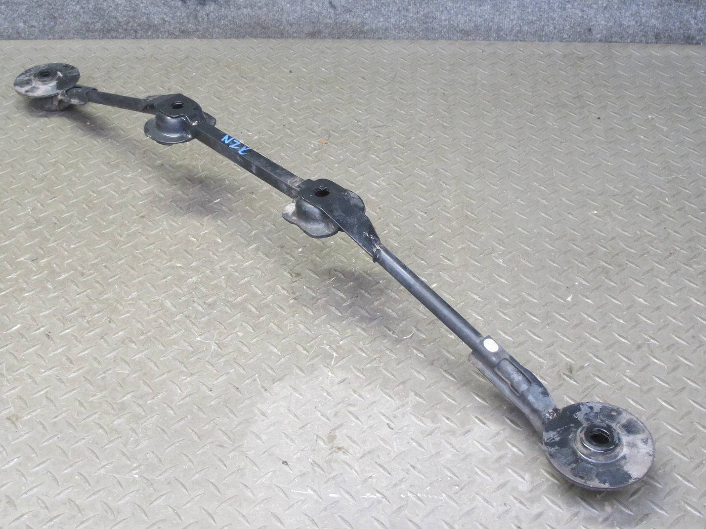 03-09 Nissan 350Z Z33 Convertible Rear Crossmember Stay Bracket Bar OEM