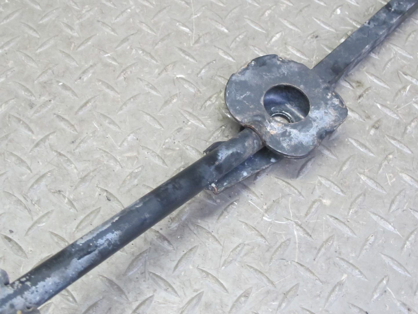 03-09 Nissan 350Z Z33 Convertible Rear Crossmember Stay Bracket Bar OEM