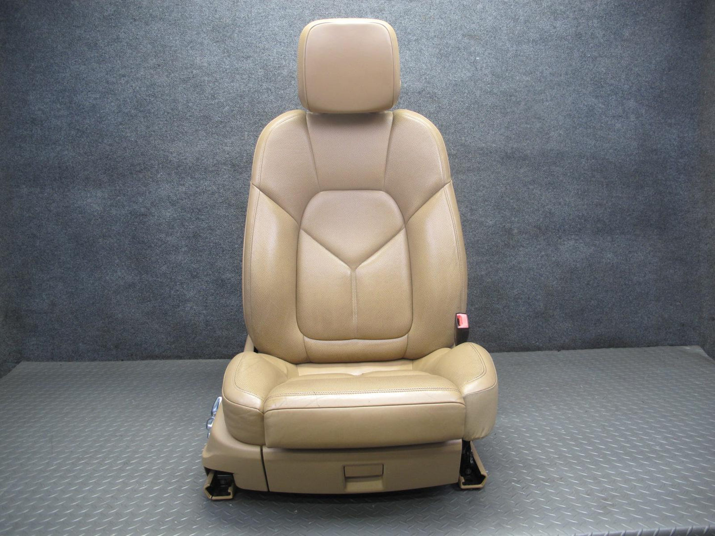 15-18 Porsche Macan Front & Rear Heated Perforated Leather Seat Set Luxorbeige